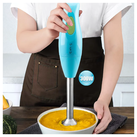 Mezcladora De Alimentos Eléctrica Batidora De Mano De Inmersión-4