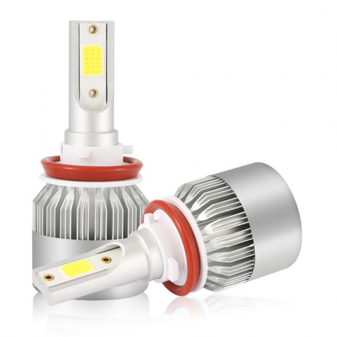 Pack 2 Ampolleta Led Faro Delantero H11 Autos-5