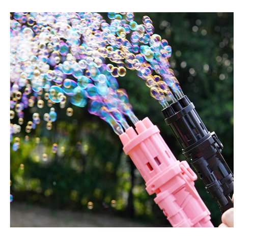Pistola De Burbujas Para Niños Con 8 Agujeros-6