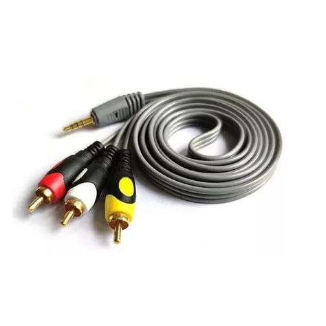 Cable Auxiliar RCA 3x1 Calidad LBN De 1.5m-1