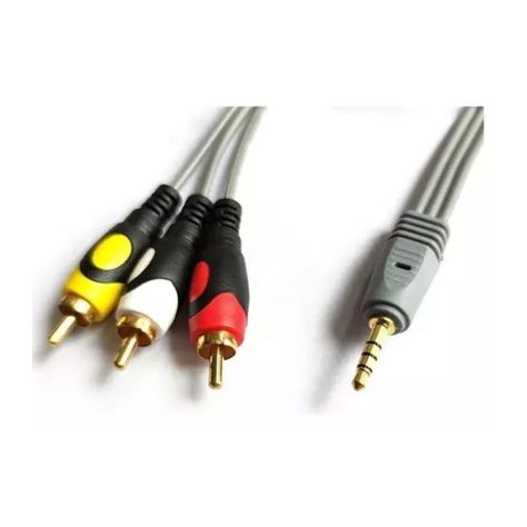 Cable Auxiliar RCA 3x1 Calidad LBN De 1.5m-2
