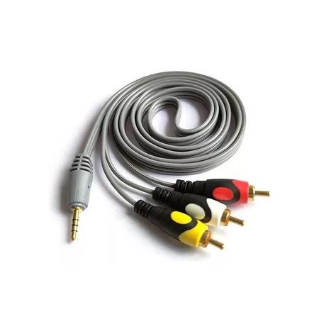 Cable Auxiliar RCA 3x1 Calidad LBN De 1.5m-3