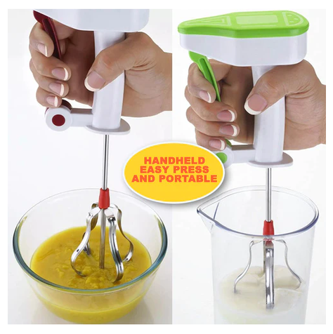 Batidora De Mano Fácil Uso Mezcladora Manual-3