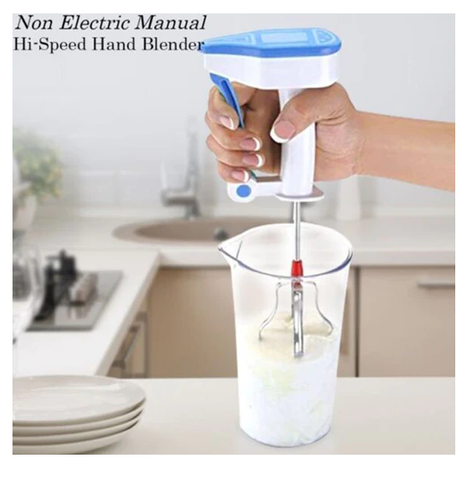 Batidora De Mano Fácil Uso Mezcladora Manual-2