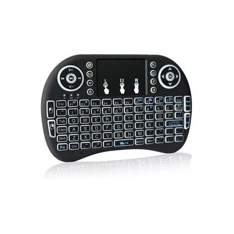 Mini Teclado Inalámbrico Smart TV Backlit Luz -0