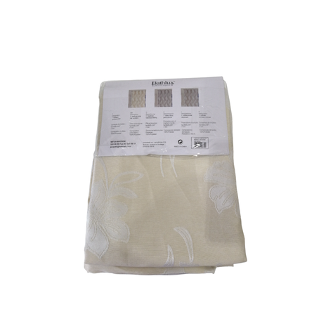 Cortina color crema tela 140x230 cm-1