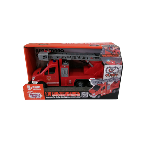 Camion carro de bombero lanza agua-2