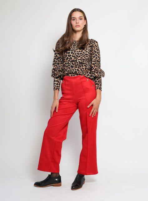 Polera Abril Animal Print Leopardo Natalia Seguel-1