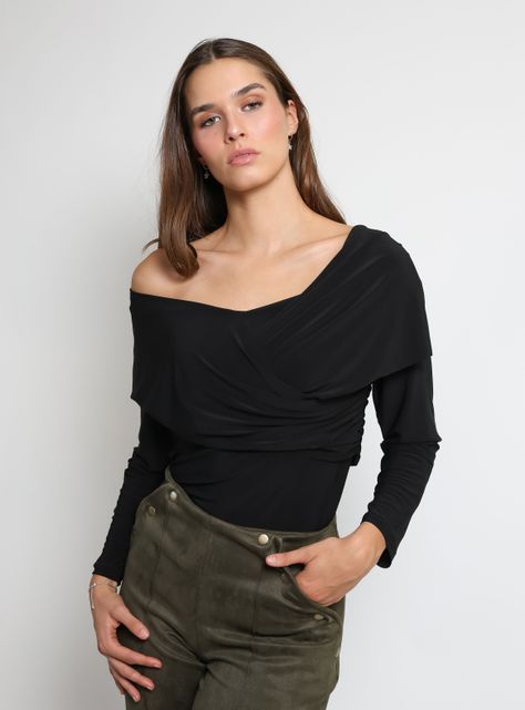 Polera Suri Negro Natalia Seguel-0
