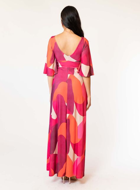 Vestido Magdalena Manchas Violeta Natalia Seguel-1