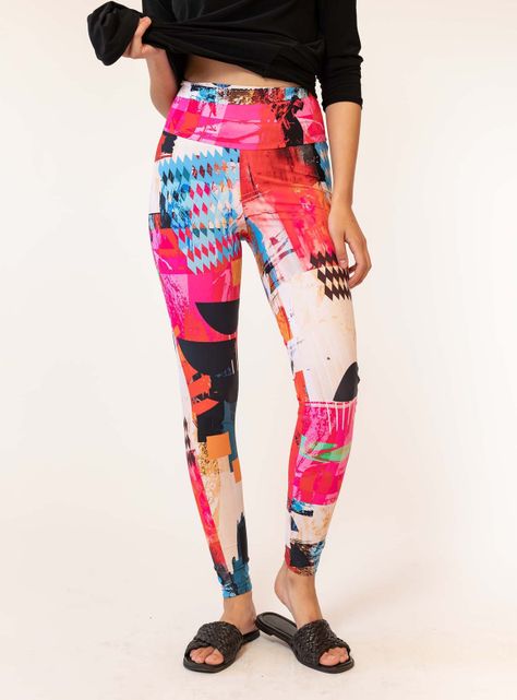 Calza Manchas Fucsia Natalia Seguel-3