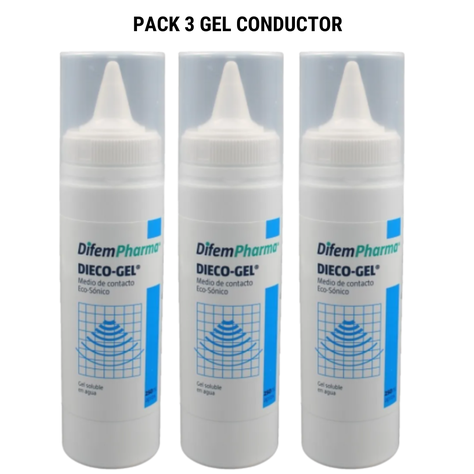 Gel Conductor Ultrasonido Dieco-gel 250 Ml Pack 3 Unidades-1