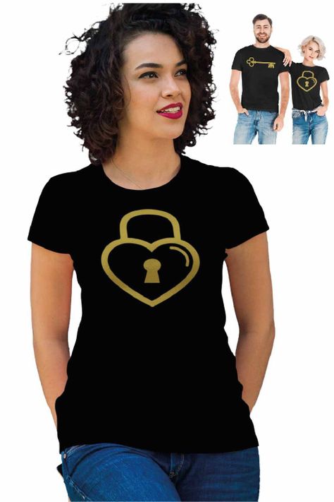 POLERA MUJER SAN VALENTÍN DÍA DE LOS ENAMORADOS CANDADO-0
