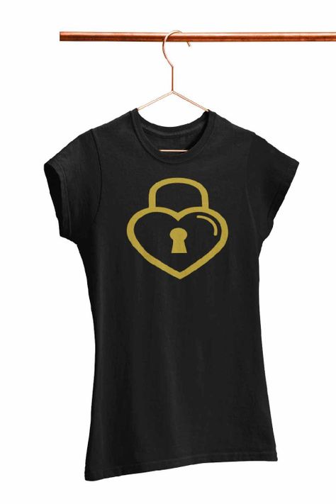 POLERA MUJER SAN VALENTÍN DÍA DE LOS ENAMORADOS CANDADO-1