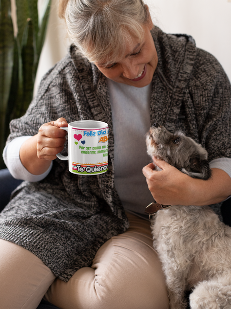 TAZA DÍA DE LAS MADRES FELIZ DÍA ABUELA-1