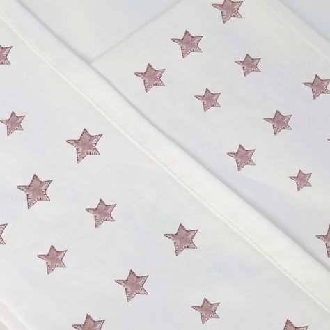Juego de Sábanas 2 Plazas Estrellas Rosa-1