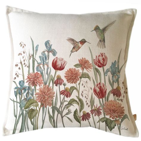 FUNDA COJÍN MARISA BULERÍA FLORAL 45X45-0