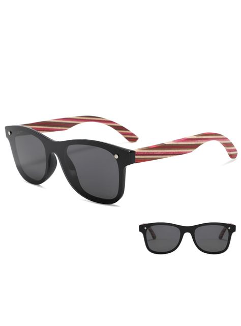 Lentes anteojos de sol gafas hombre mujer madera natural uv-2