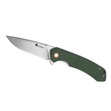 Cuchillo plegable Supervivencia Acero D2 y mango G10-0
