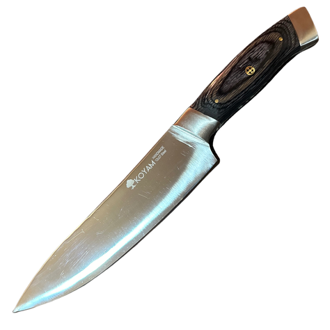 KOYAM - Cuchillo Chef 20cm Gris. Acero Sandvic 12C27-0