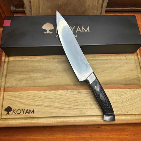 Cuchillo cocinero Chef 20cm Inox. Acero Sandvic 12C27 KOYAM-3