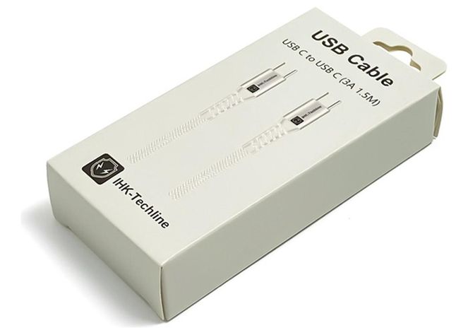 Cable C-C 1,5metros Carga Rápida Para Android y Iphone 15-4