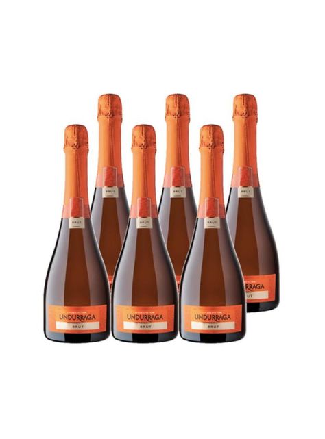 6X Espumantes Undurraga Brut 750cc-0