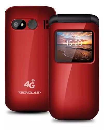 Teléfono Senior Tecnolab 4g Liberado ROJO-0