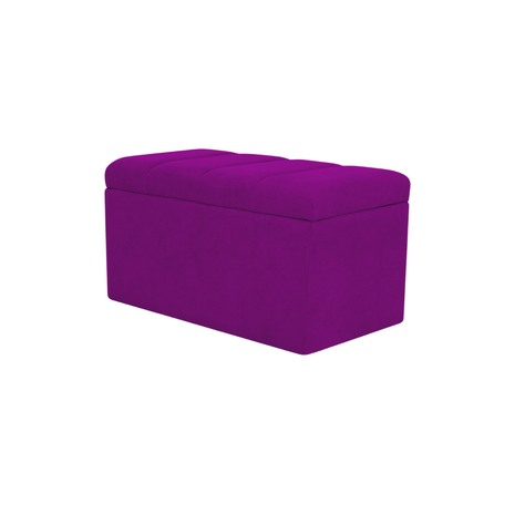 Banqueta Baúl Lineal morado-0