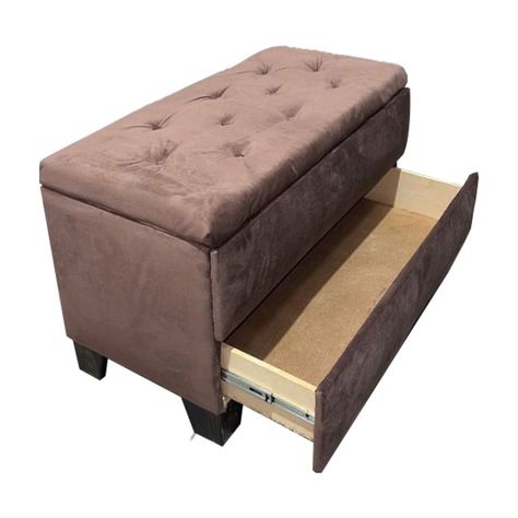 Banqueta Baul Zapatero Cafe Felpa Pmadera-2