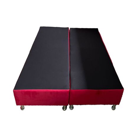 Base HVM 2 Plazas BD Felpa Rojo-1