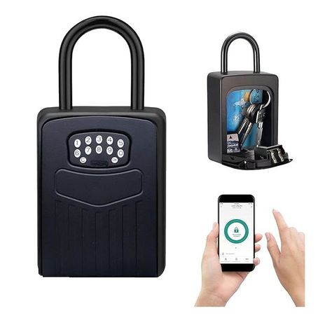 Caja Seguridad Llaves Inteligente TUYA Con Colgador Wifi-1