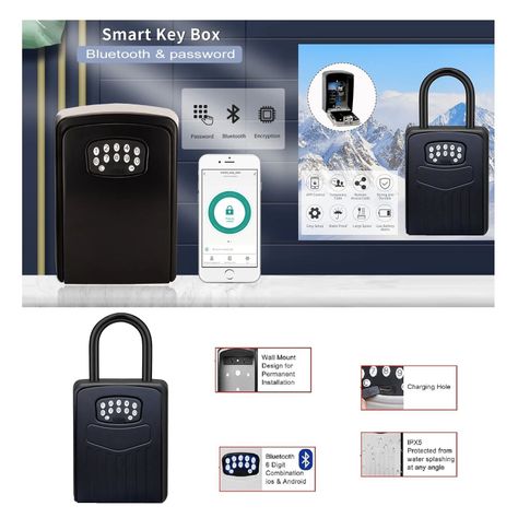 Caja Seguridad Llaves Inteligente TTLOCK Bluetooth-3