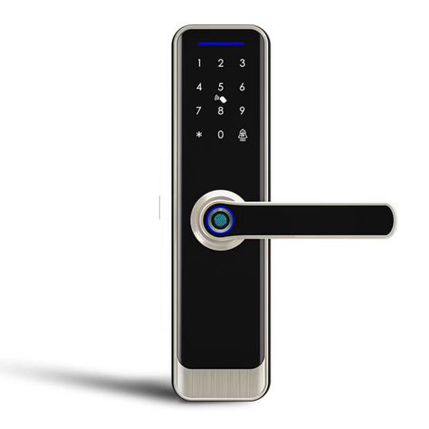 Cerradura Electrónica Inteligente TER8B - Huella Digital y Wifi Blanco-0