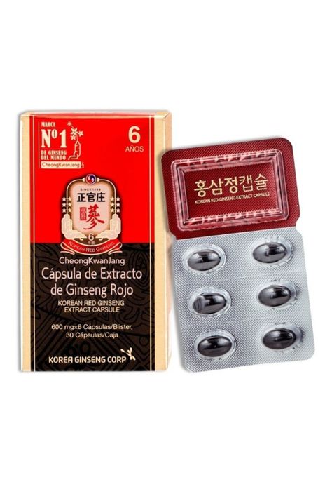 Energizante - Ginseng Rojo Extracto X 30 Capsulas-0