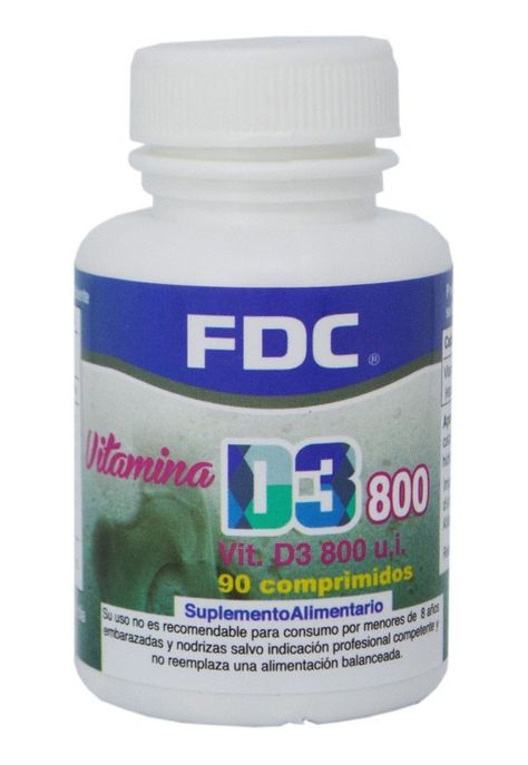 Vitamina D3 800 U.I. x 90 Comprimidos-0