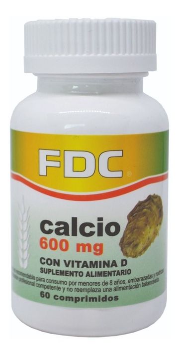 Calcio 600 Vitamina D X 60 Comprimidos-0