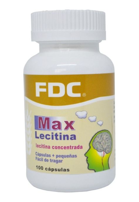 Concentracion Y Memoria - Max Lecitina X 100 Capsulas-0