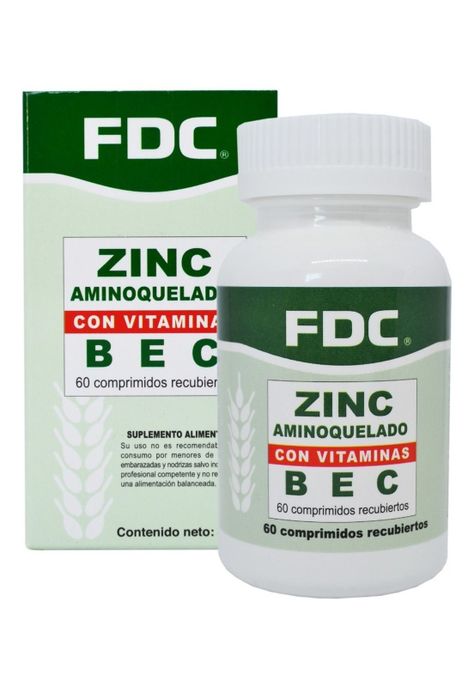 Zinc Con Vitamina B+E+C X 60 Comprimidos-0