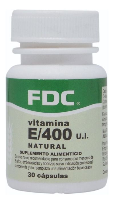 Vitamina E Natural 400 Mg X 90 Capsulas-0