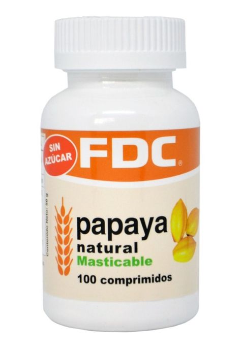 Papaya Enzyma X 100 Tabletas-0