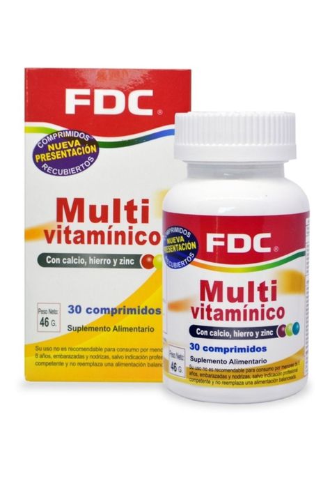 Multivitaminico + Calcio + Fierro + Zinc X 30 Capsulas-0