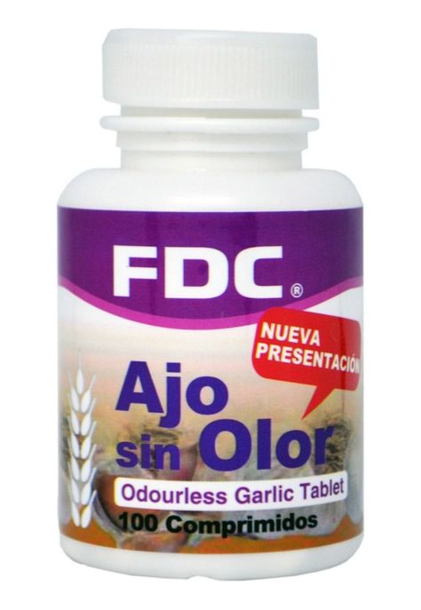 Colesterol - Ajo Sin Olor X 100 Capsulas-0