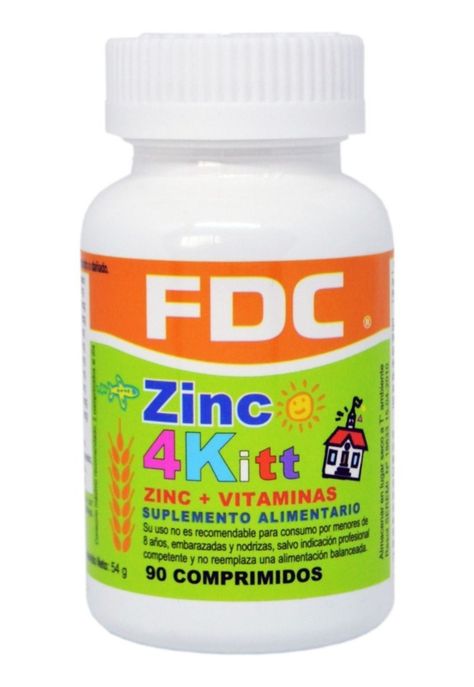 Zinc 4 Kitt (zinc + Vitaminas) X 90 Comprimidos-0