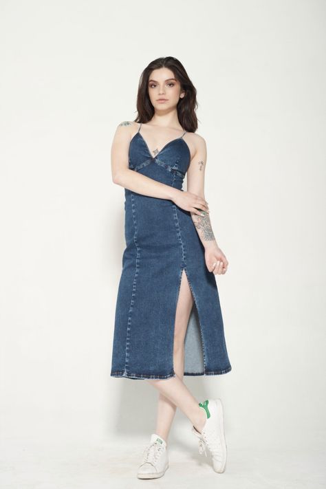 Vestido Pavilo Azul-0