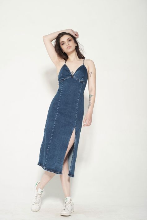 Vestido Pavilo Azul-2