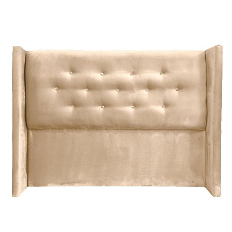 Respaldo Argos King Felpa Beige-0