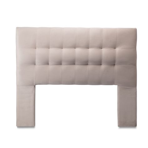Respaldo Manarola King Felpa Beige-0