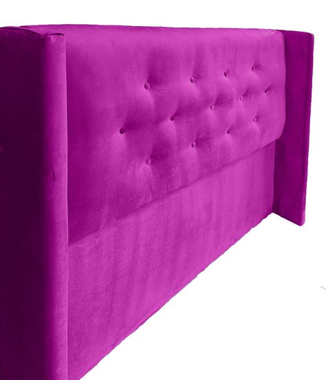 Respaldo Argos King Felpa Fucsia-2
