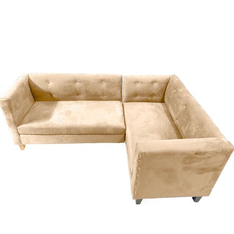 Sofa Ruan Seccional Izquierdo Felpa Beige-1